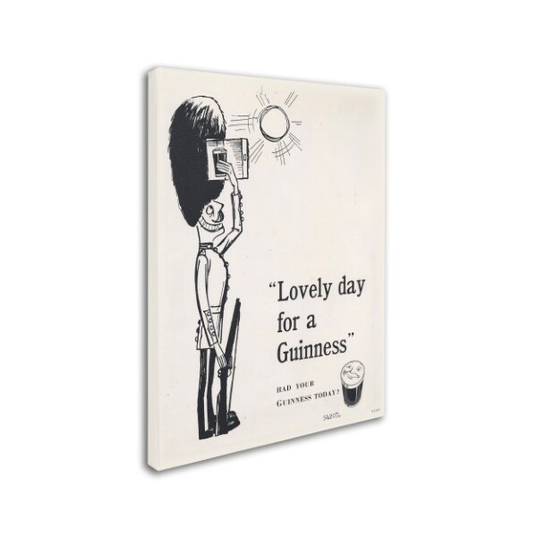 Guinness Brewery 'Lovely Day For A Guinness I' Canvas Art,24x32